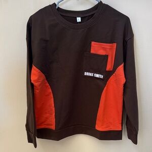 NWT Long-Sleeve Pocket Top